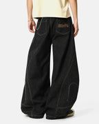 Raw Color Super Baggy Jeans | Flation Streetwear