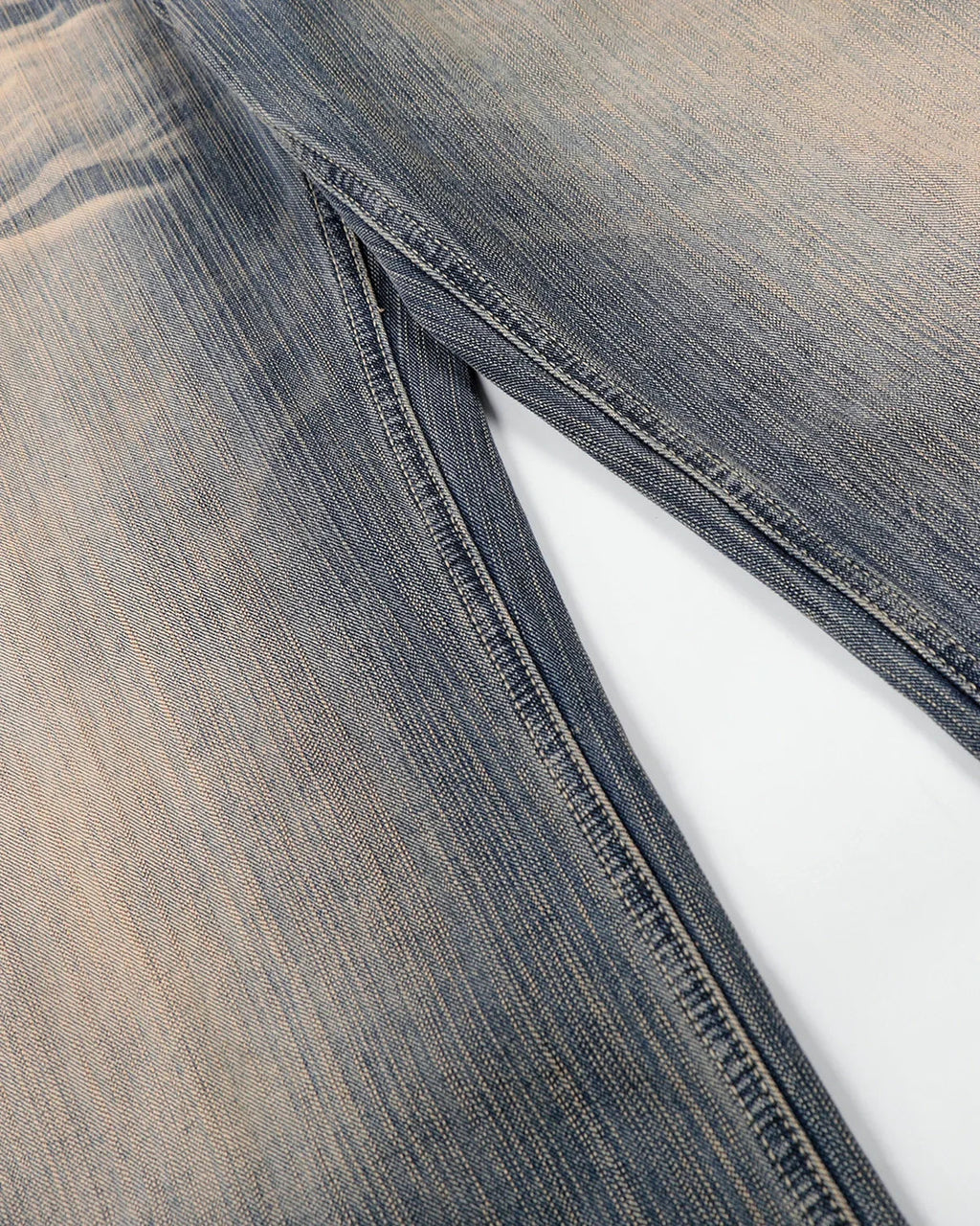 Bamboo Weave Dirty Wash Barrel Jeans | Flation Streetwear