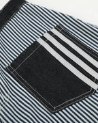 Striped Patch Pocket Baggy Jeans | Flation Streetwear