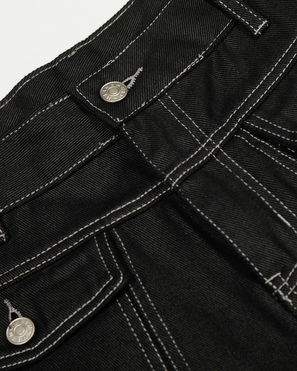 Contrast Stitch Baggy Barrel  Jeans | Flation Streetwear