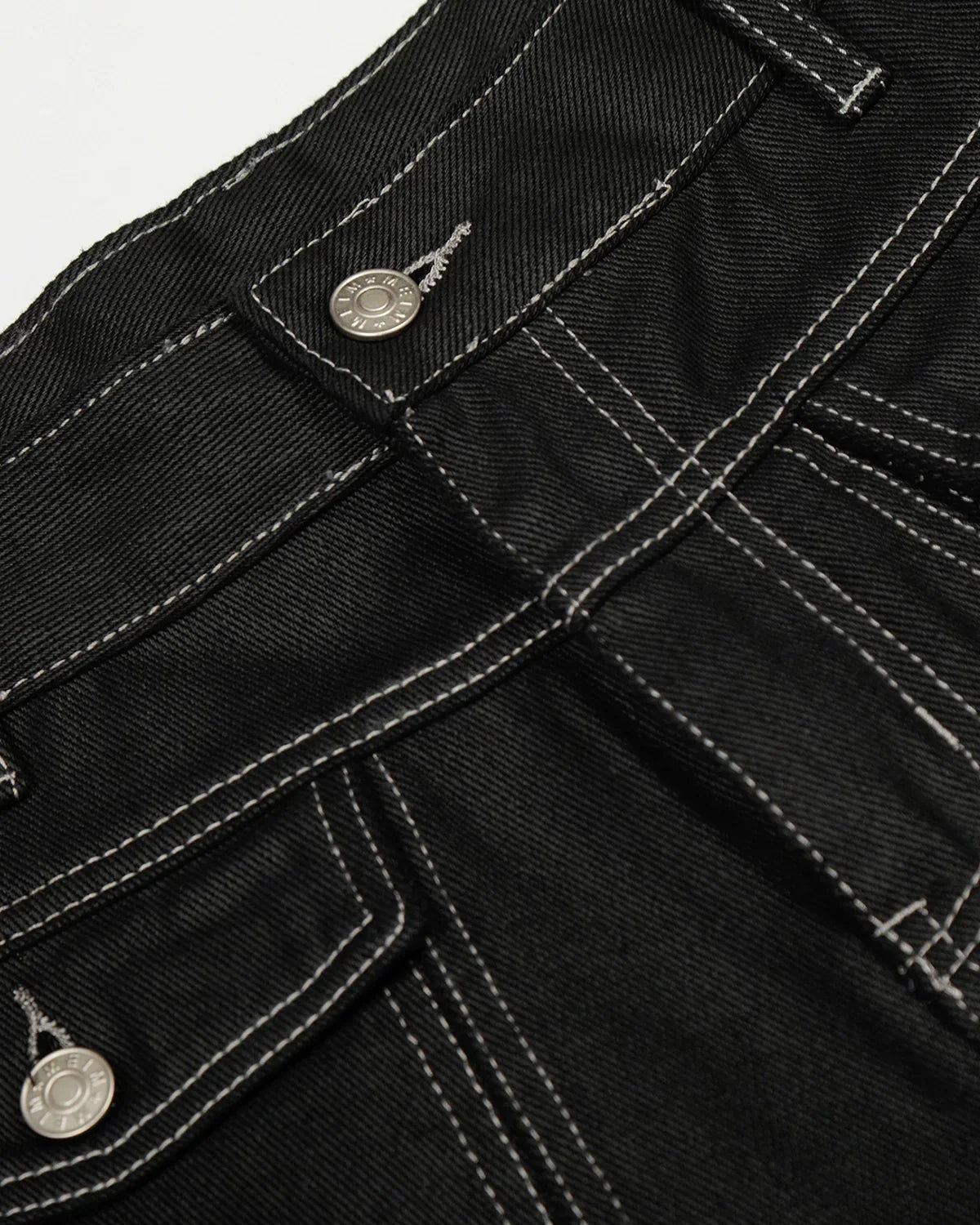 Contrast Stitch Baggy Barrel  Jeans | Flation Streetwear