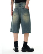 Retro Washed Denim Shorts | Flation Streetwear
