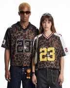Number 23 Leopard Mesh Jersey | Flation Streetwear