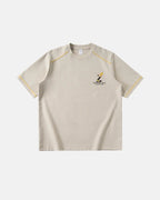 Contrast Stitching Graphic Tees | Flation Streetwear