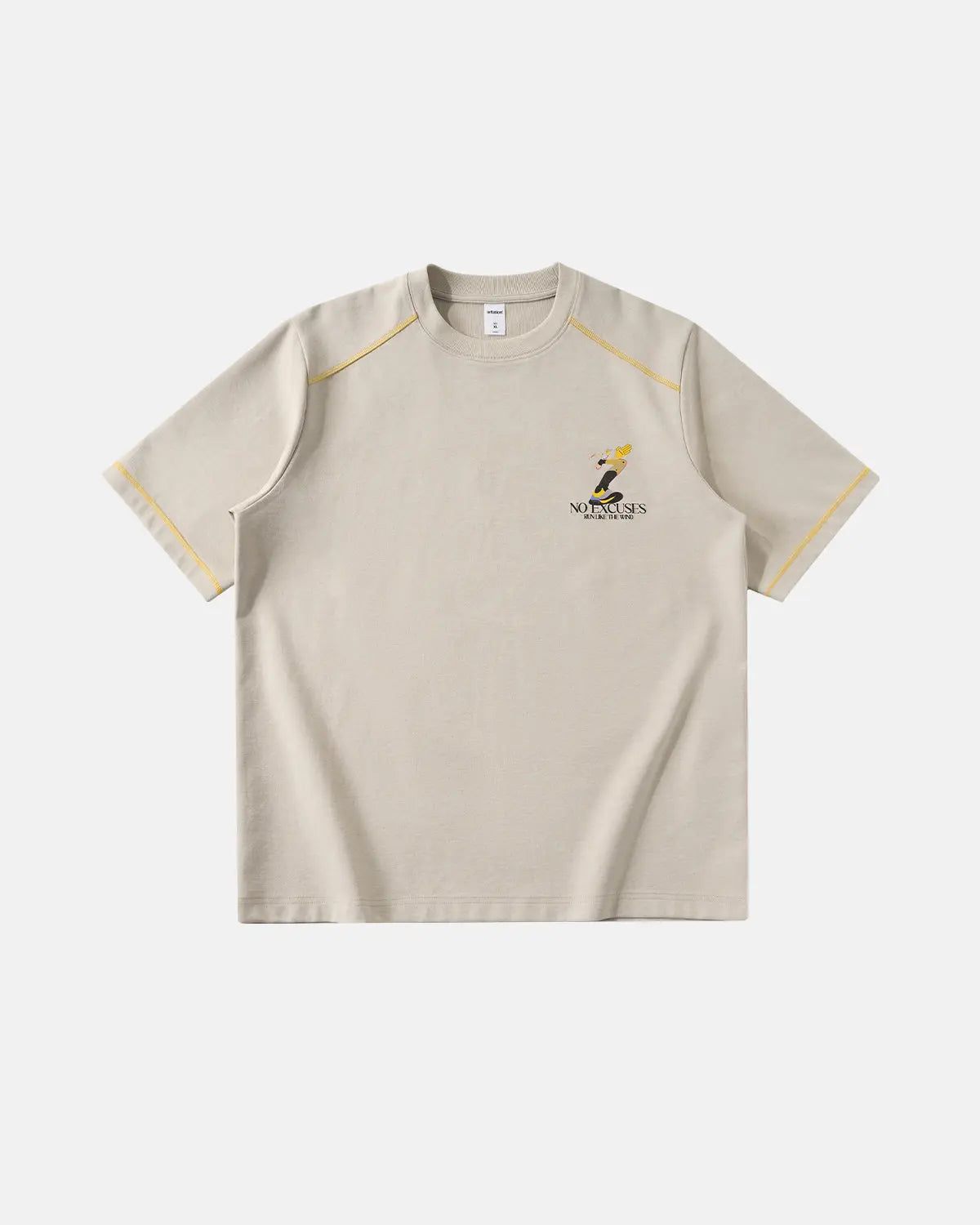 Contrast Stitching Graphic Tees | Flation Streetwear
