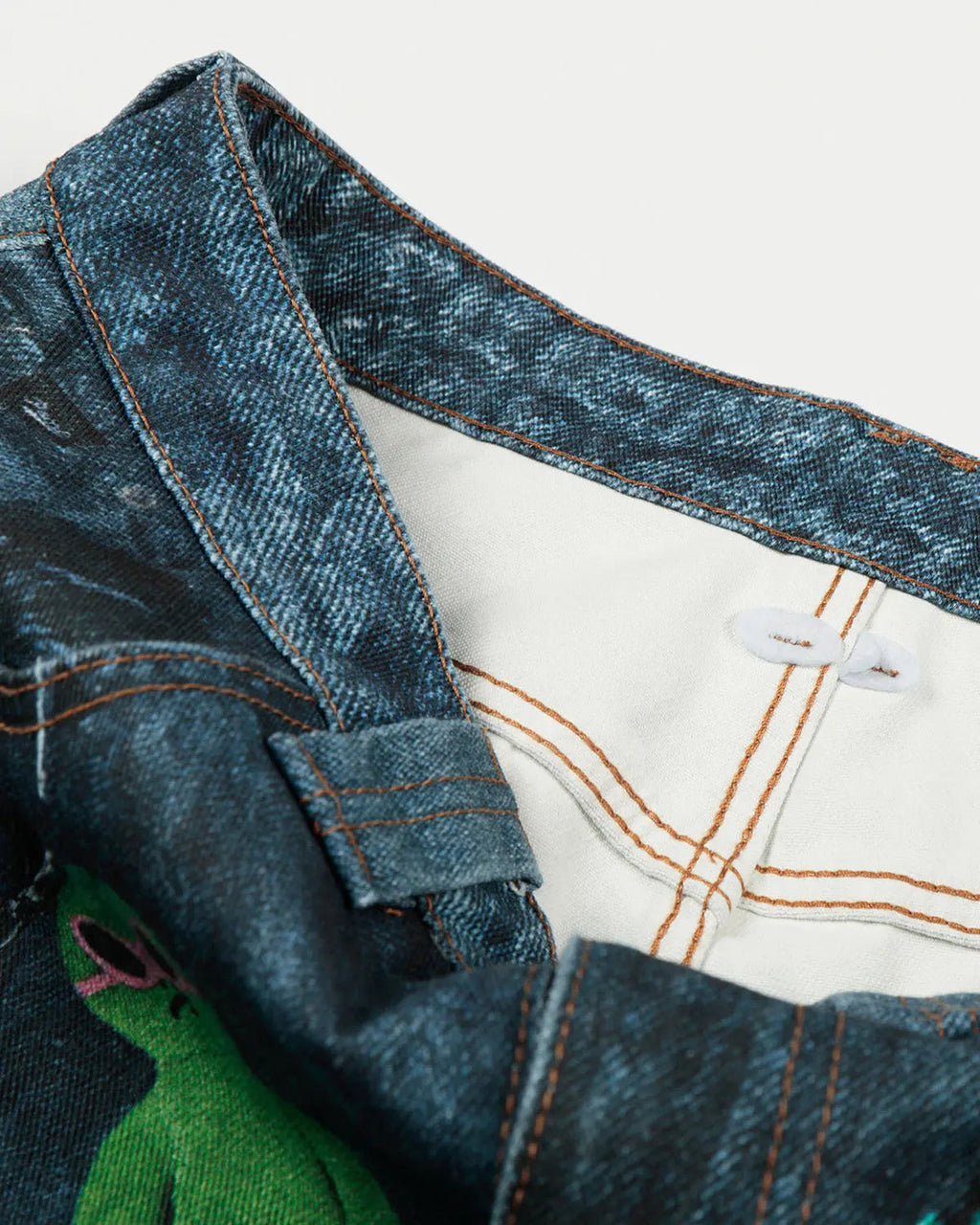 3D Print Chain Barrel Jeans | Flation Streetwear