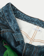 3D Print Chain Barrel Jeans | Flation Streetwear