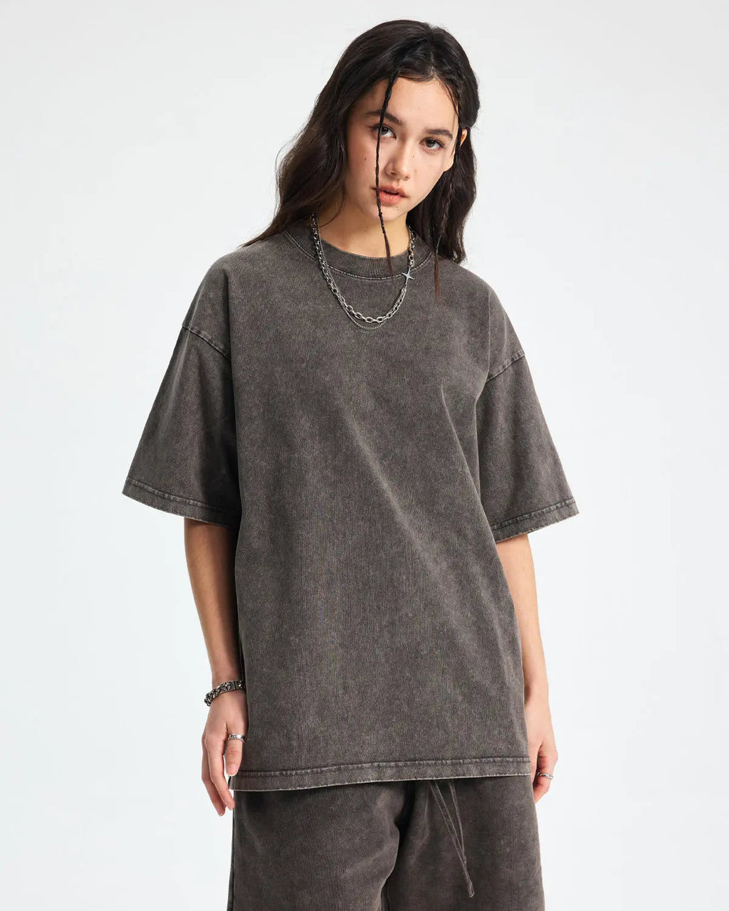 Snow Washed Oversized T-Shirt | Flation Streetwear