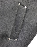 Flation Grey Boxy Zip Up Hoodies