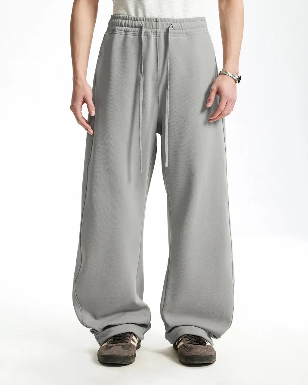 Flation  Grey Baggy Sweatpants