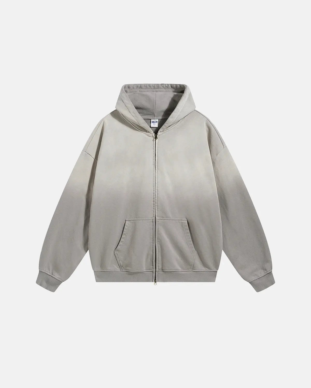 Flation Monkey Wash French Terry Zip Up Hoodies