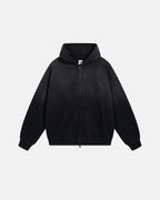 Flation Monkey Wash French Terry Zip Up Hoodies