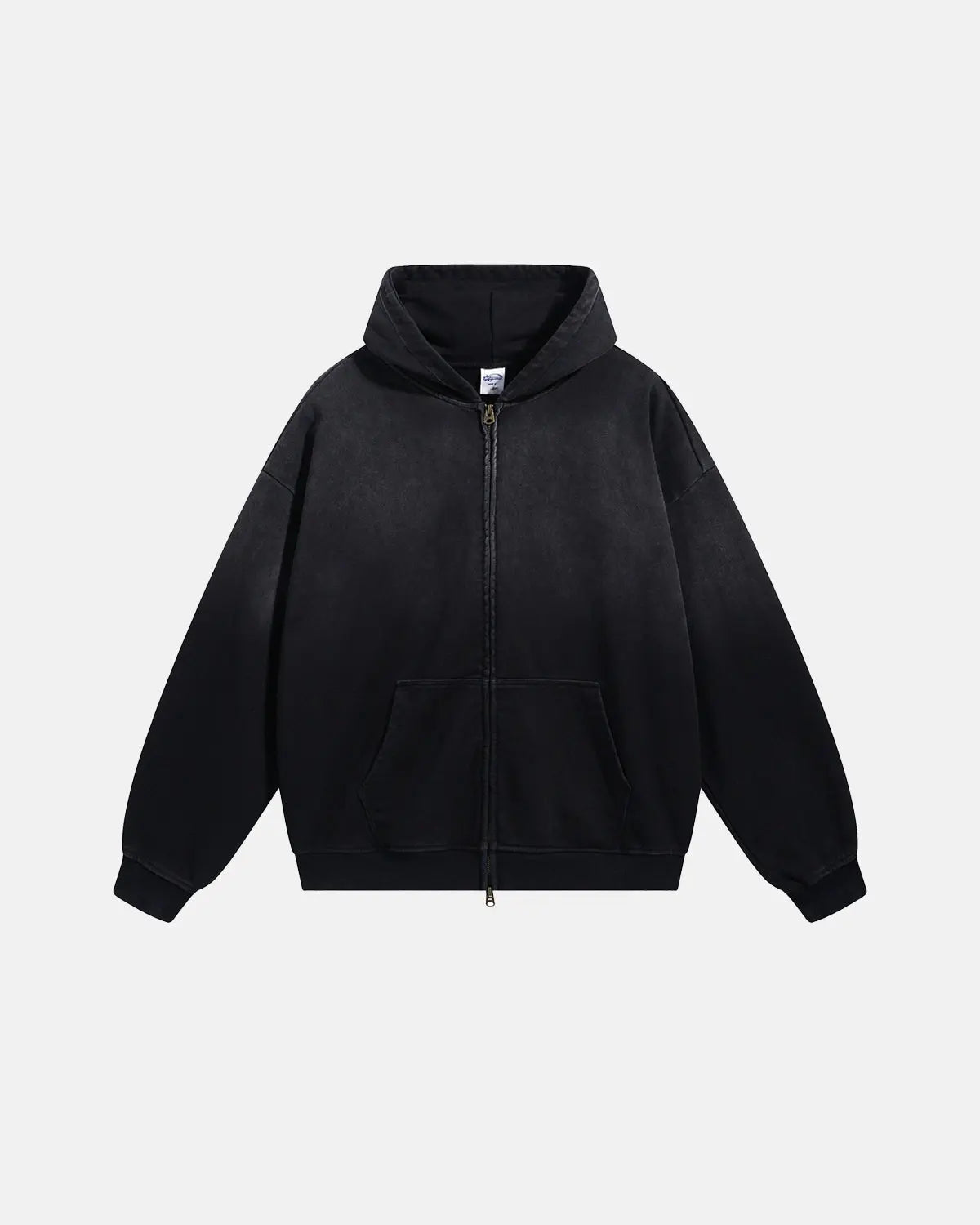 Flation Monkey Wash French Terry Zip Up Hoodies