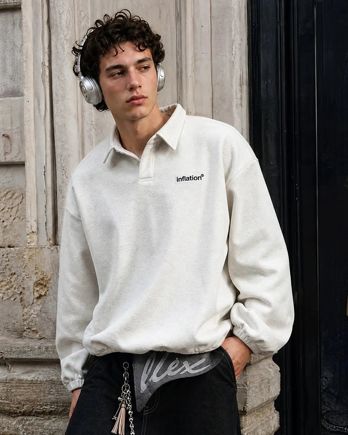 Brand Quarter Polo Sweatshirts | Flation Streetwear