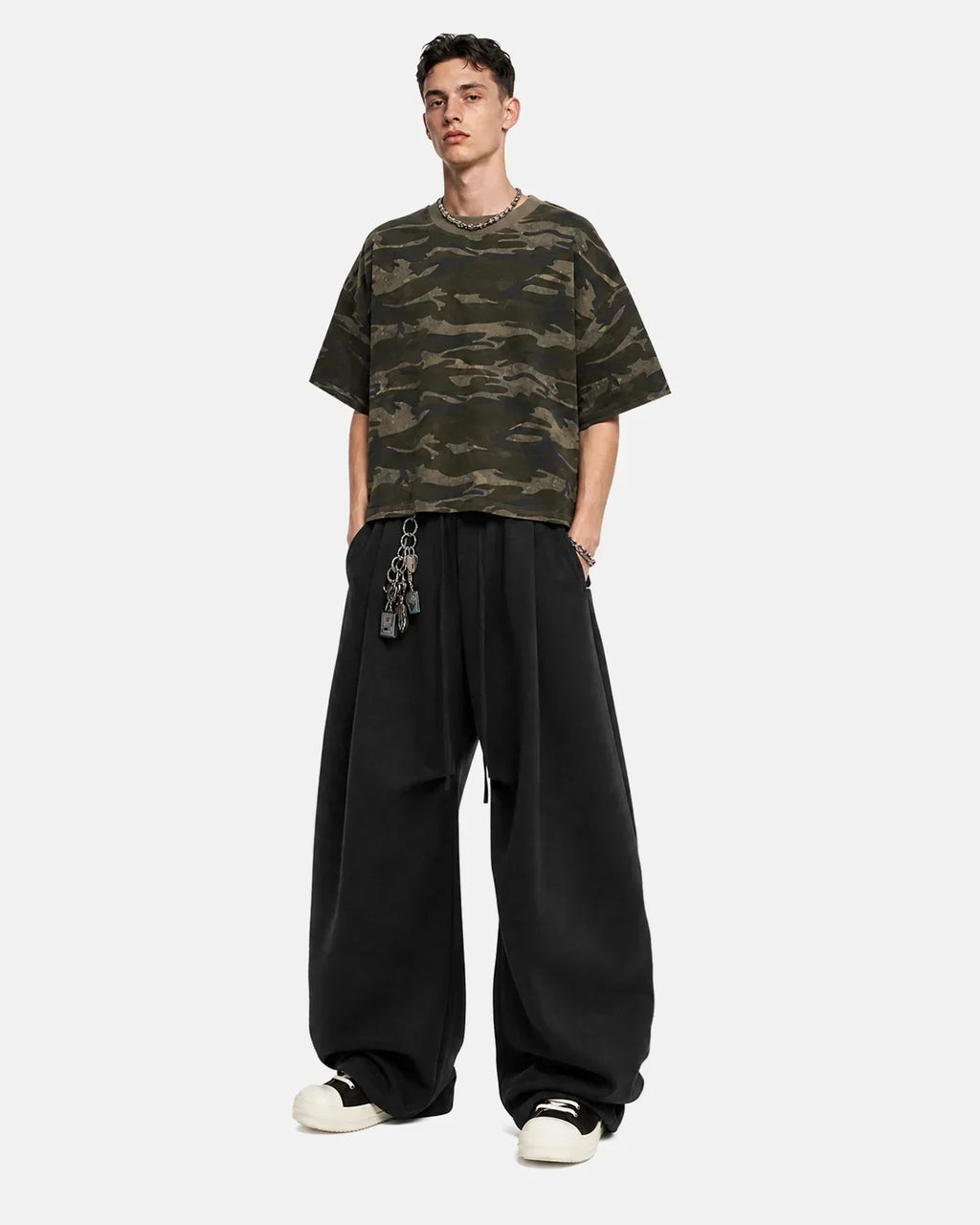 Cotton Linen Wide-leg Pants | Flation Streetwear