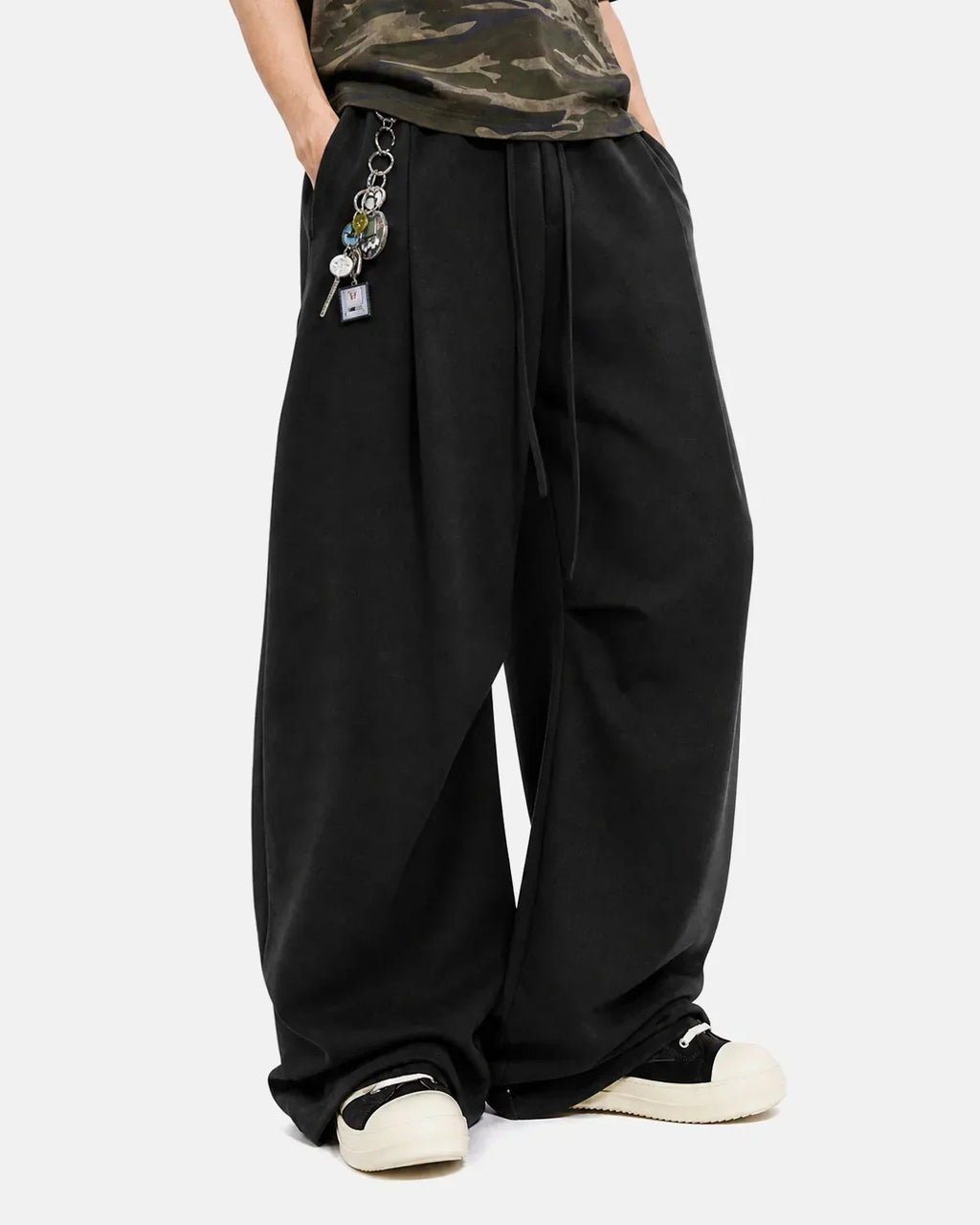 Cotton Linen Wide-leg Pants | Flation Streetwear