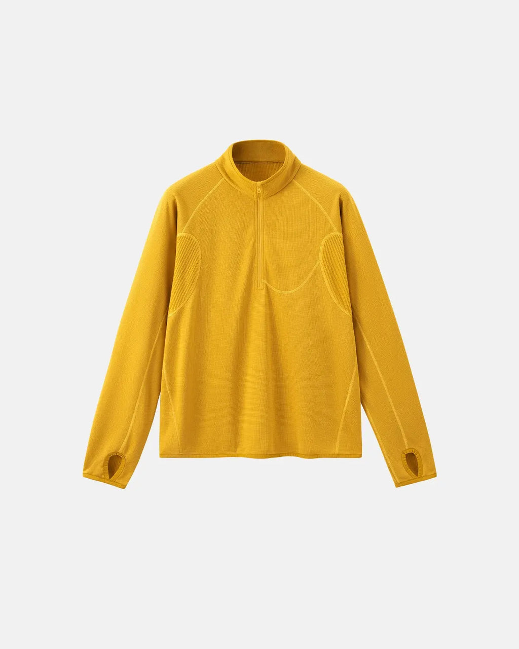 Breathable Grid Fleece Half-Zip Sweatshirt | Flation Streetwear