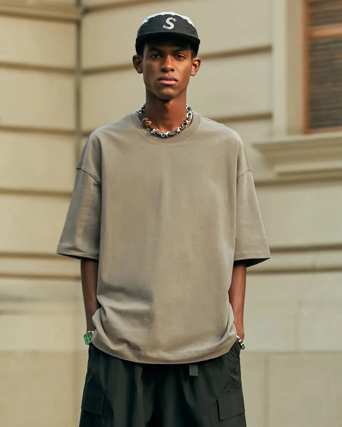 Heavyweight Cotton Oversized T-Shirt | Flation Streetwear
