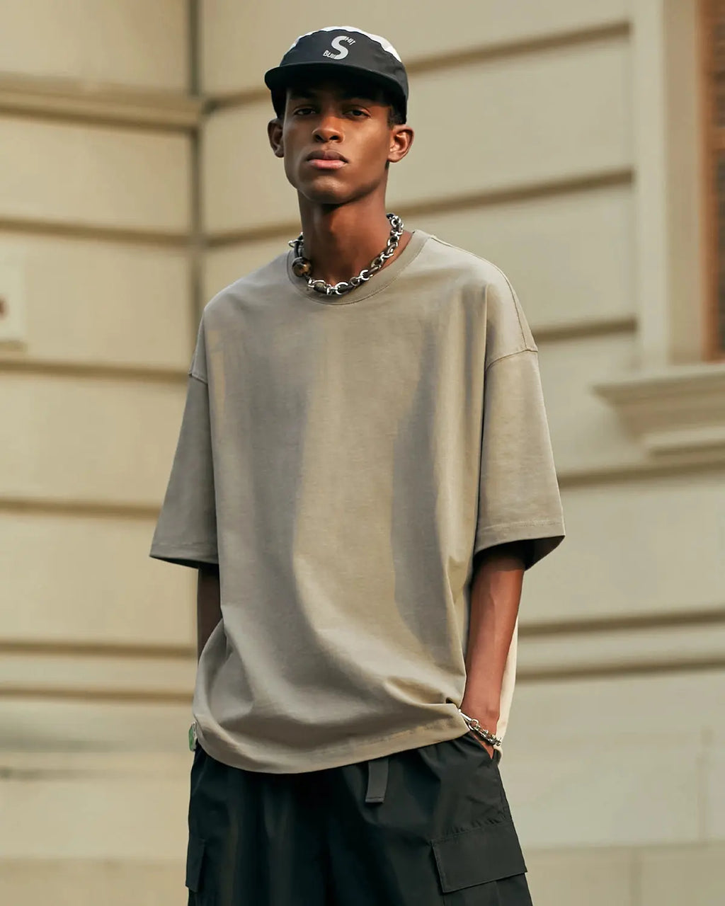 Heavyweight Cotton Oversized T-Shirt | Flation Streetwear
