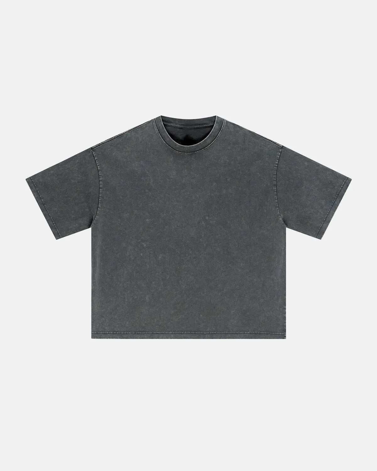 Snow Washed Heavyweight Boxy T-Shirt | Flation Streetwear