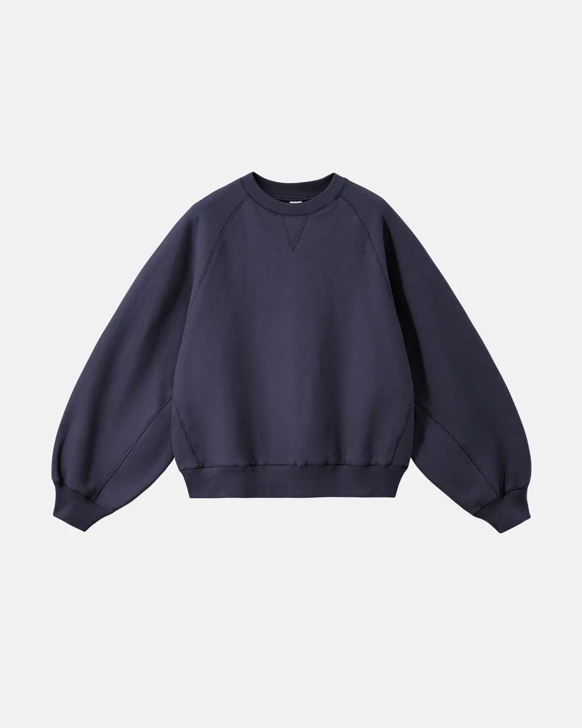Batwing Sleeve Fleece Crewneck Sweatshirt | Flation Streetwear