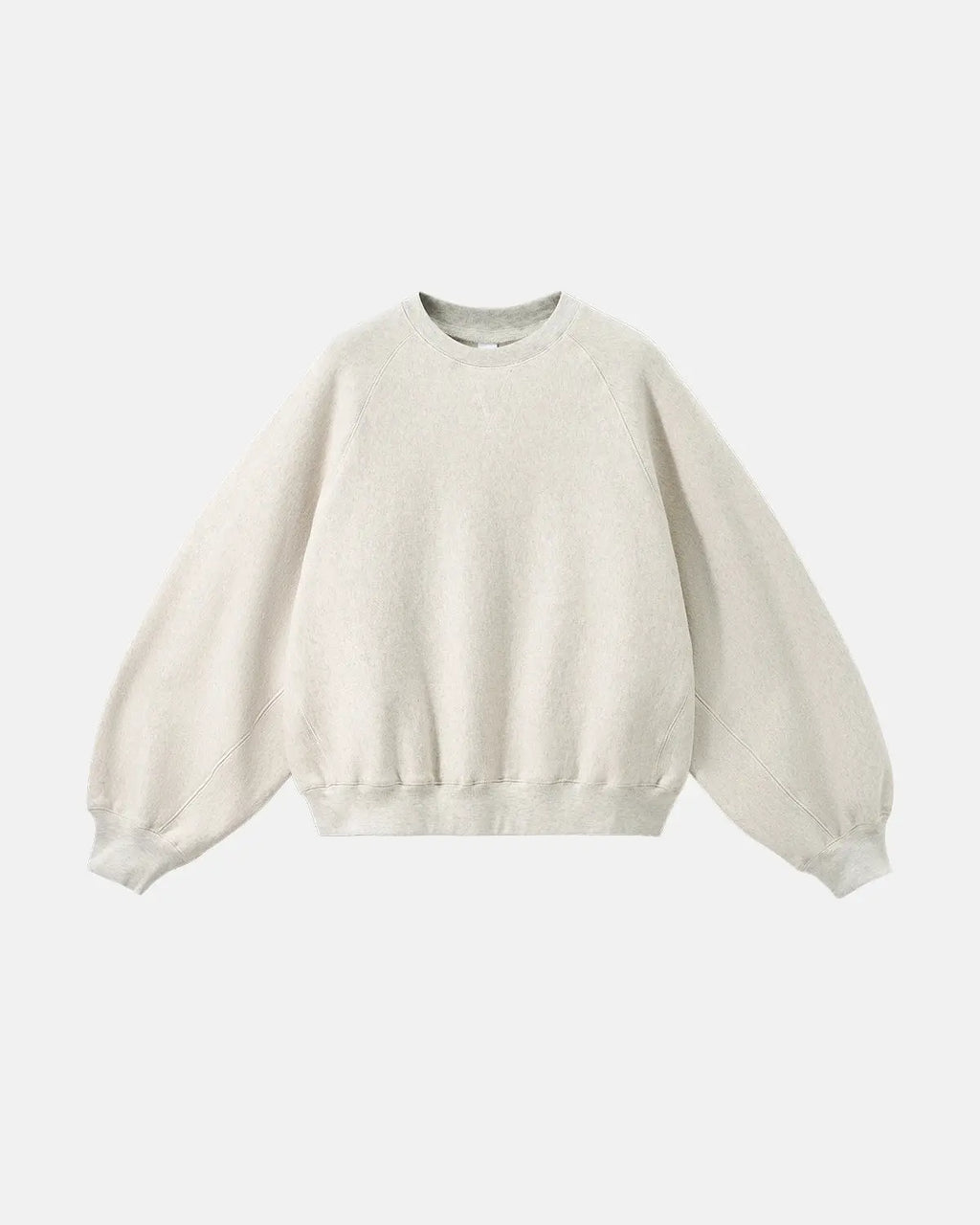 Batwing Sleeve Fleece Crewneck Sweatshirt | Flation Streetwear