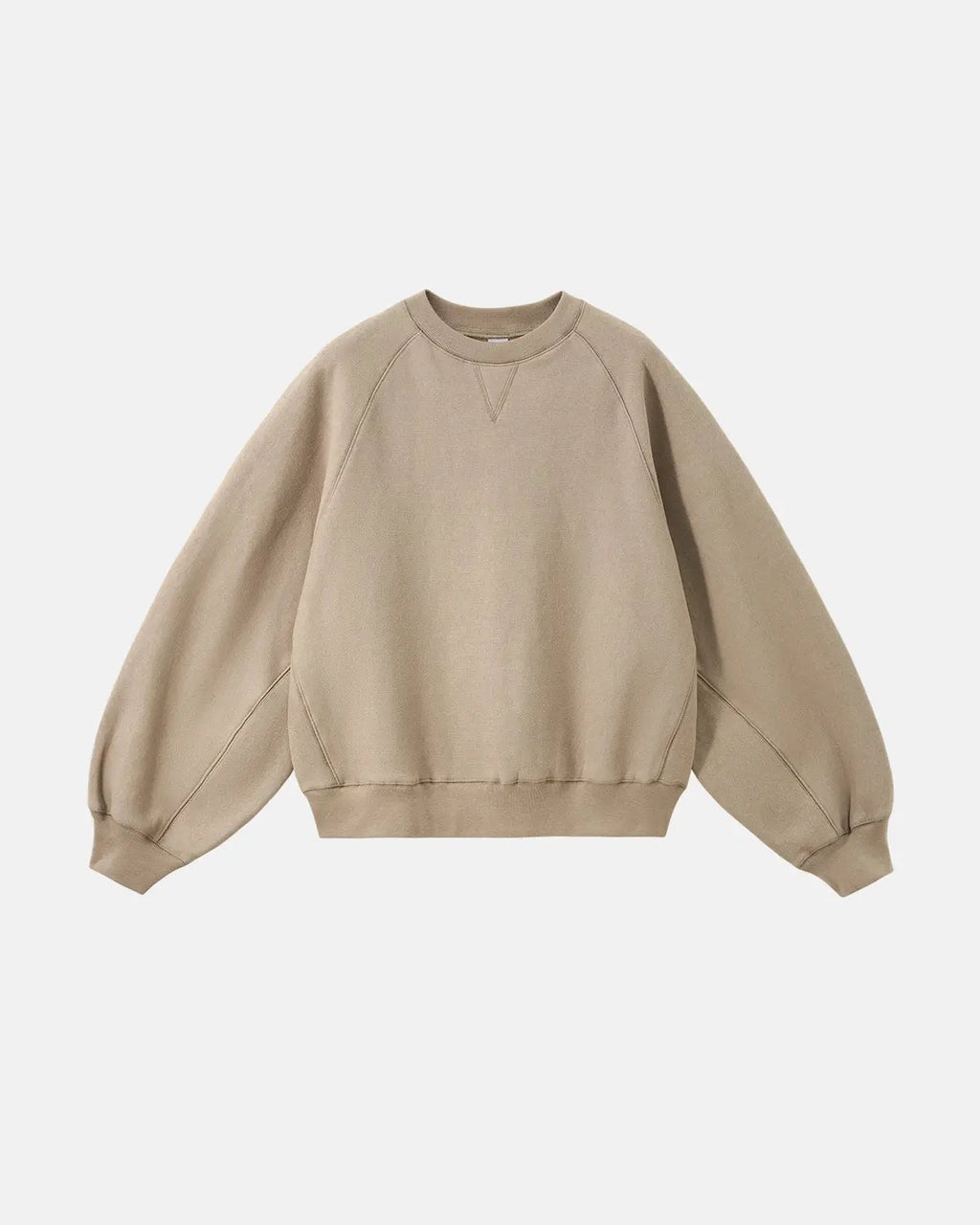 Batwing Sleeve Fleece Crewneck Sweatshirt | Flation Streetwear