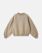 Batwing Sleeve Fleece Crewneck Sweatshirt | Flation Streetwear