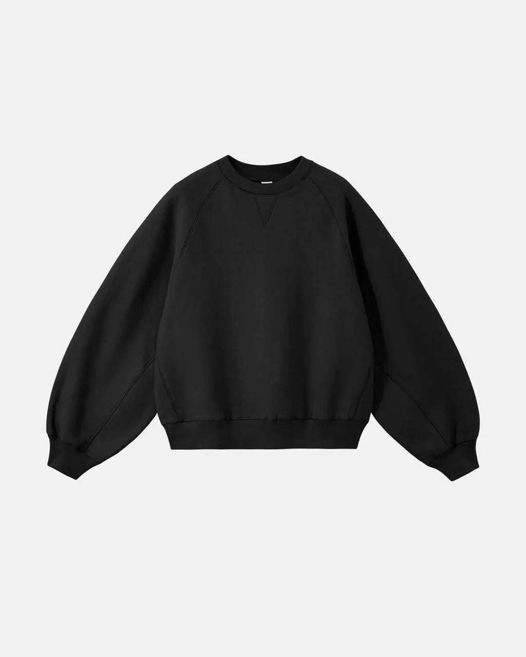 Batwing Sleeve Fleece Crewneck Sweatshirt | Flation Streetwear