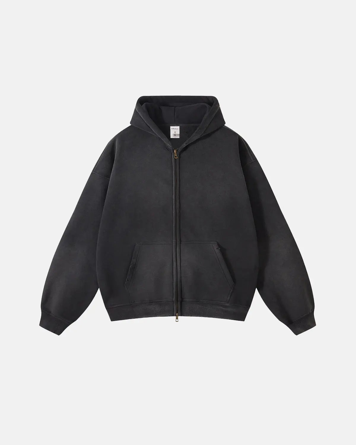 Acid Washed Zip Up Hoodies | Flation Streetwear