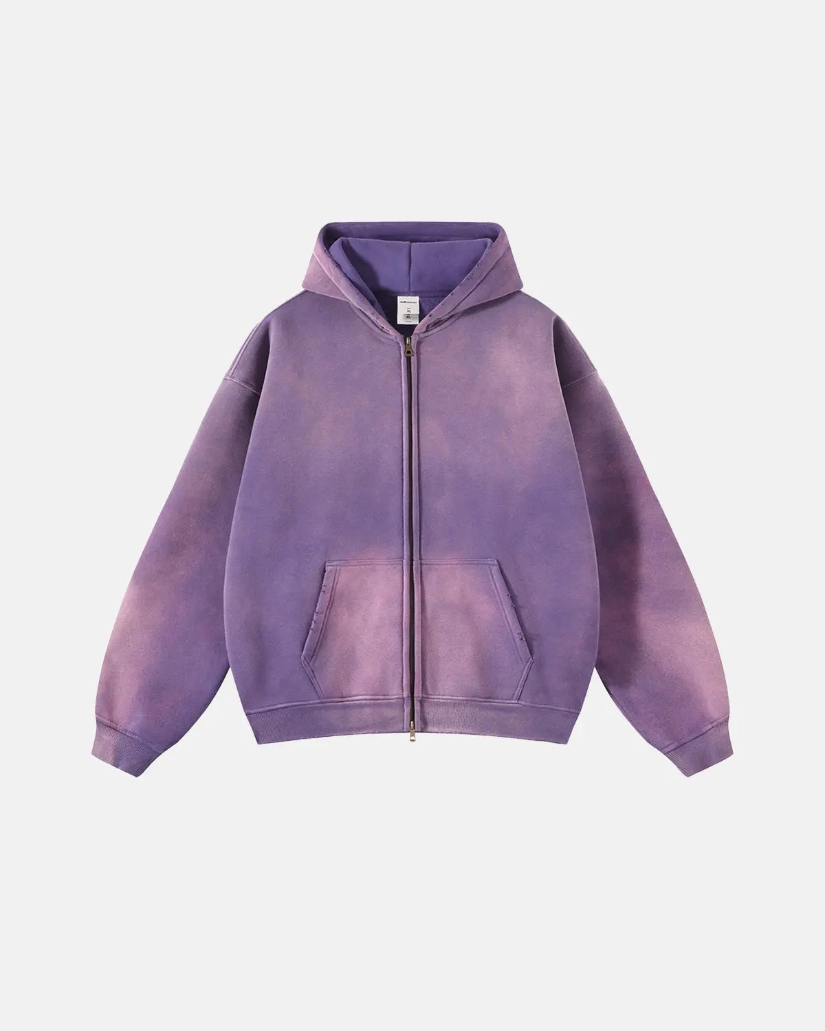 Acid Washed Zip Up Hoodies | Flation Streetwear