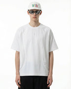 Mesh Patchwork Stitching Embroidered T-Shirt | Flation Streetwear
