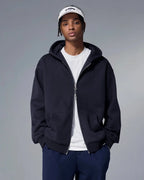 Fleece Zip-Up Oversized Hoodies | Flation Streetwear