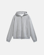 Fleece Zip-Up Oversized Hoodies | Flation Streetwear