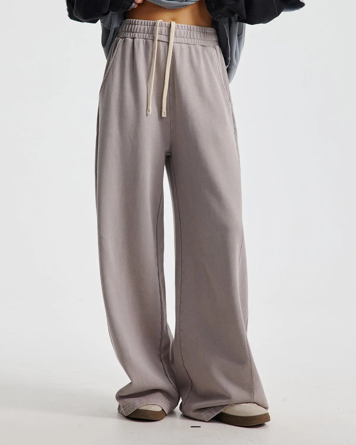 Acid Wash Stitching Straight Leg Sweatpant | Flation Streetwear