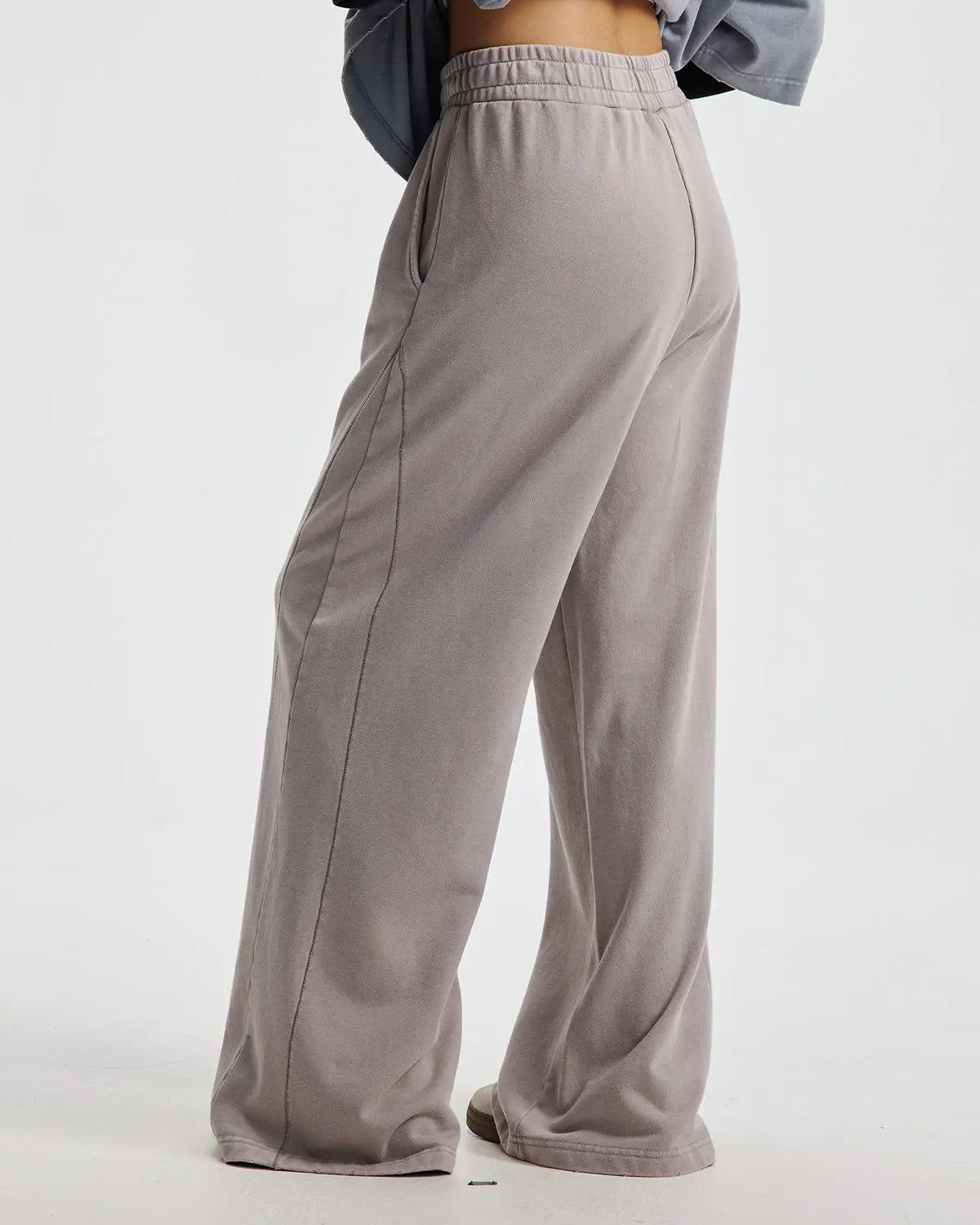 Acid Wash Stitching Straight Leg Sweatpant | Flation Streetwear