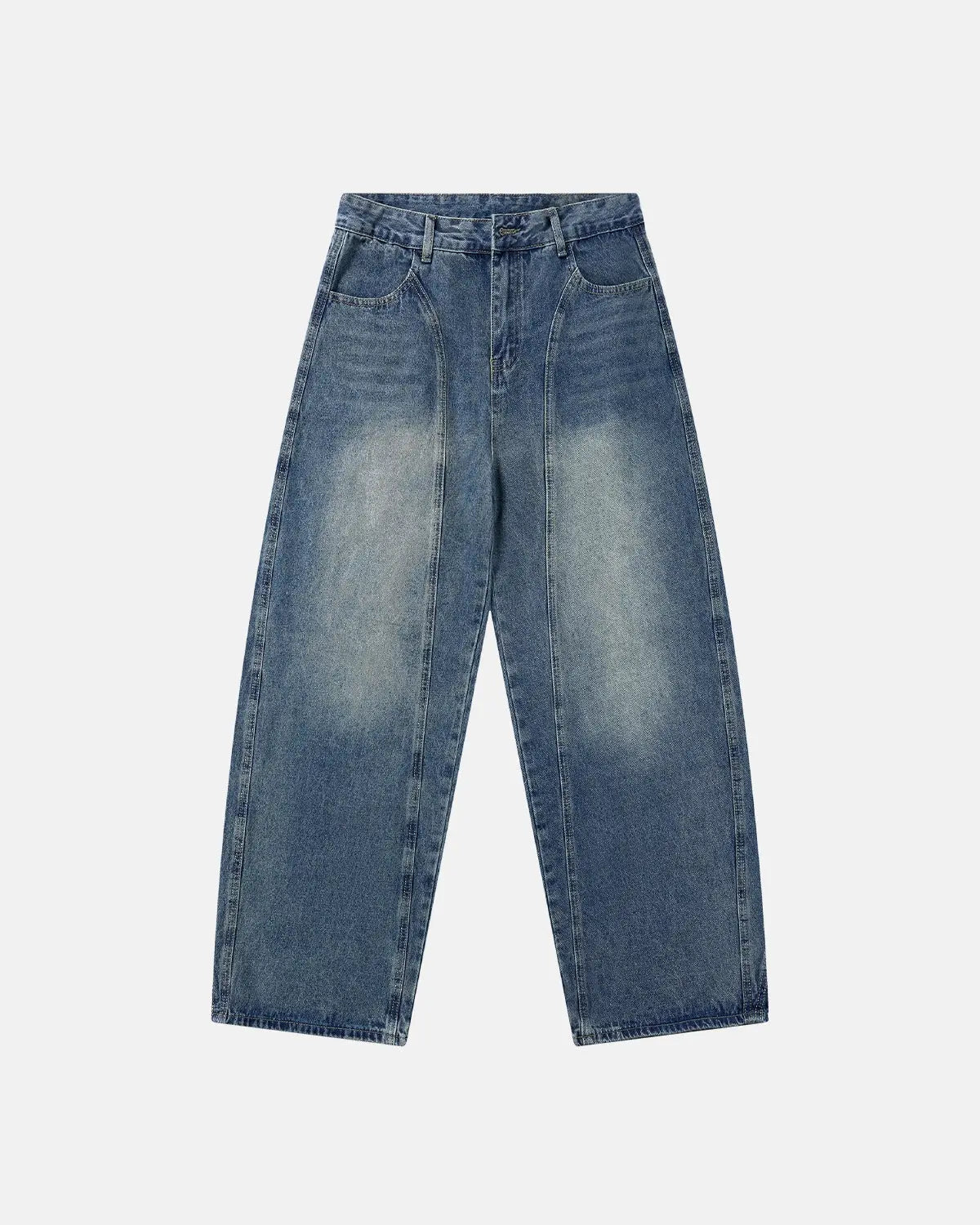 Deconstructed Barrel Jeans | Flation Streetwear