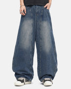 Deconstructed Barrel Jeans | Flation Streetwear