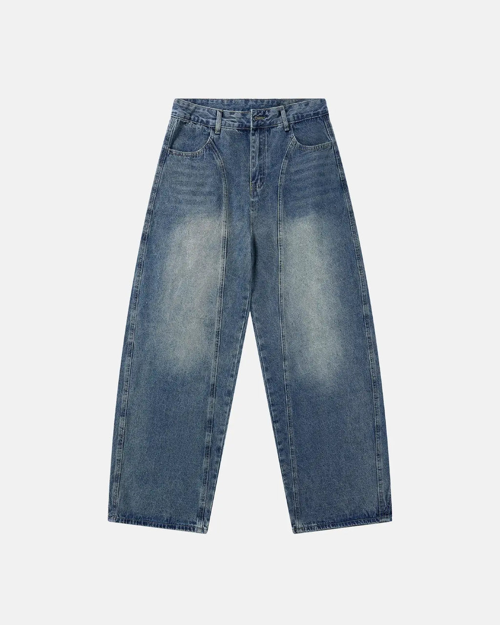 Deconstructed Barrel Jeans | Flation Streetwear