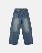 Deconstructed Barrel Jeans | Flation Streetwear
