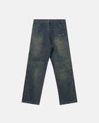 Deconstructed Straight-Leg Jeans | Flation Streetwear