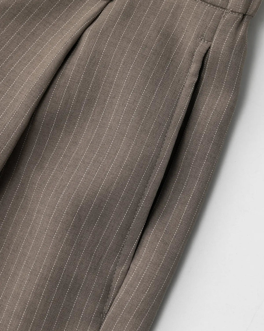 Pinstripe Pleated Tailored Shorts | Flation Streetwear