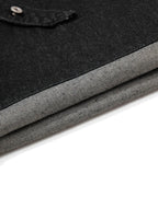 Asymmetric Button Raw Denim Jorts | Flation Streetwear
