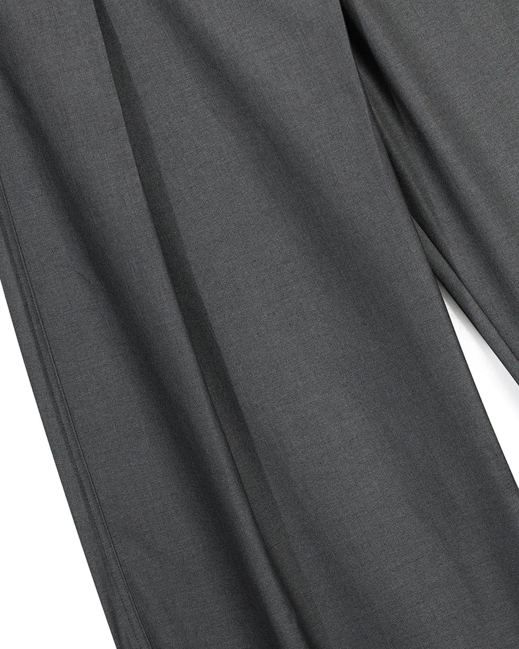 Asymmetric Pleated Barrel-Leg Suit Pants | Flation Streetwear