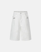 Back Buckle Longline Casual Shorts | Flation Streetwear