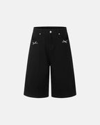 Back Buckle Longline Casual Shorts | Flation Streetwear