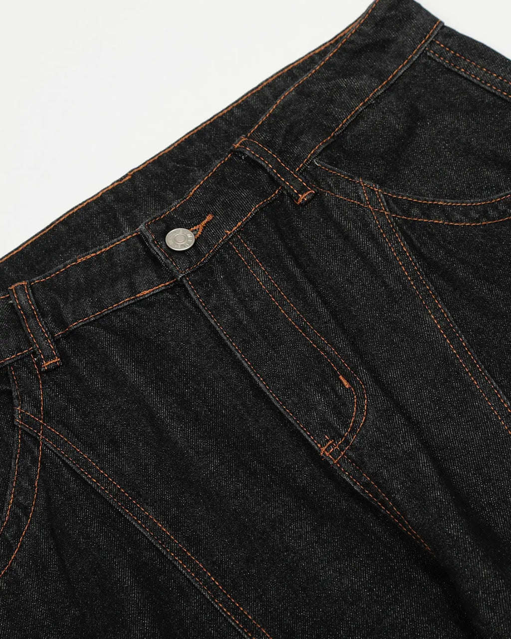 Black Super Barrel Jeans  | Flation Streetwear