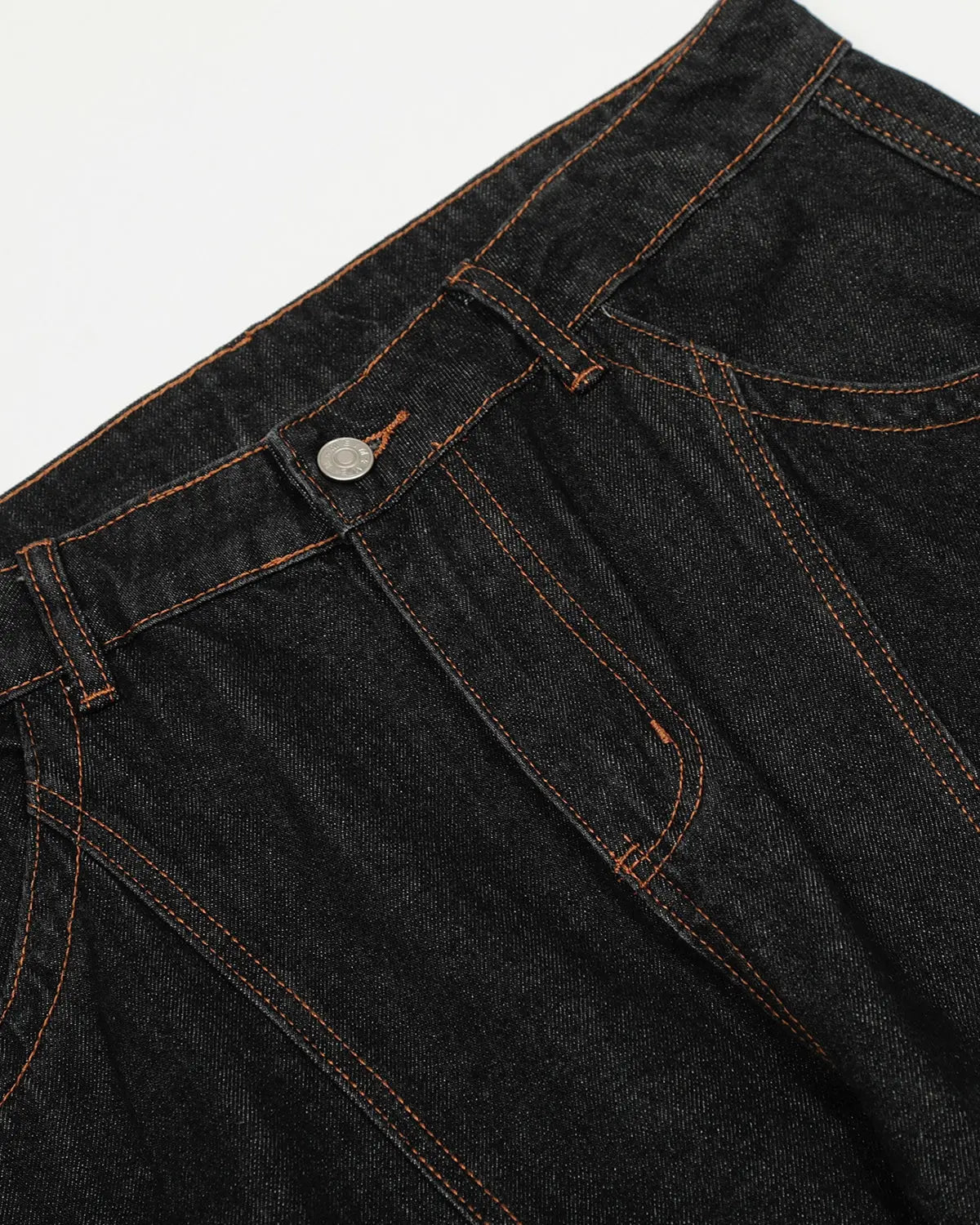 Black Super Barrel Jeans  | Flation Streetwear