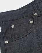 Button Detail Baggy Denim Jorts | Flation  Streetwear