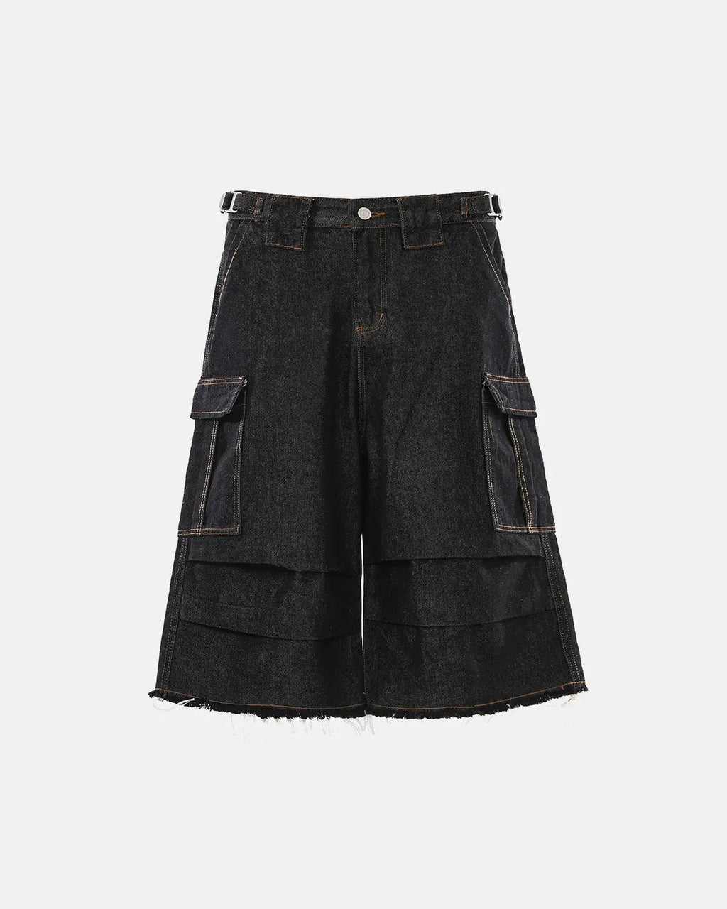 Layered Utility Baggy Jorts | Flation Streetwear